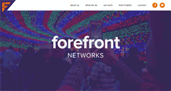 Desktop Screenshot of forefrontnetworks.com
